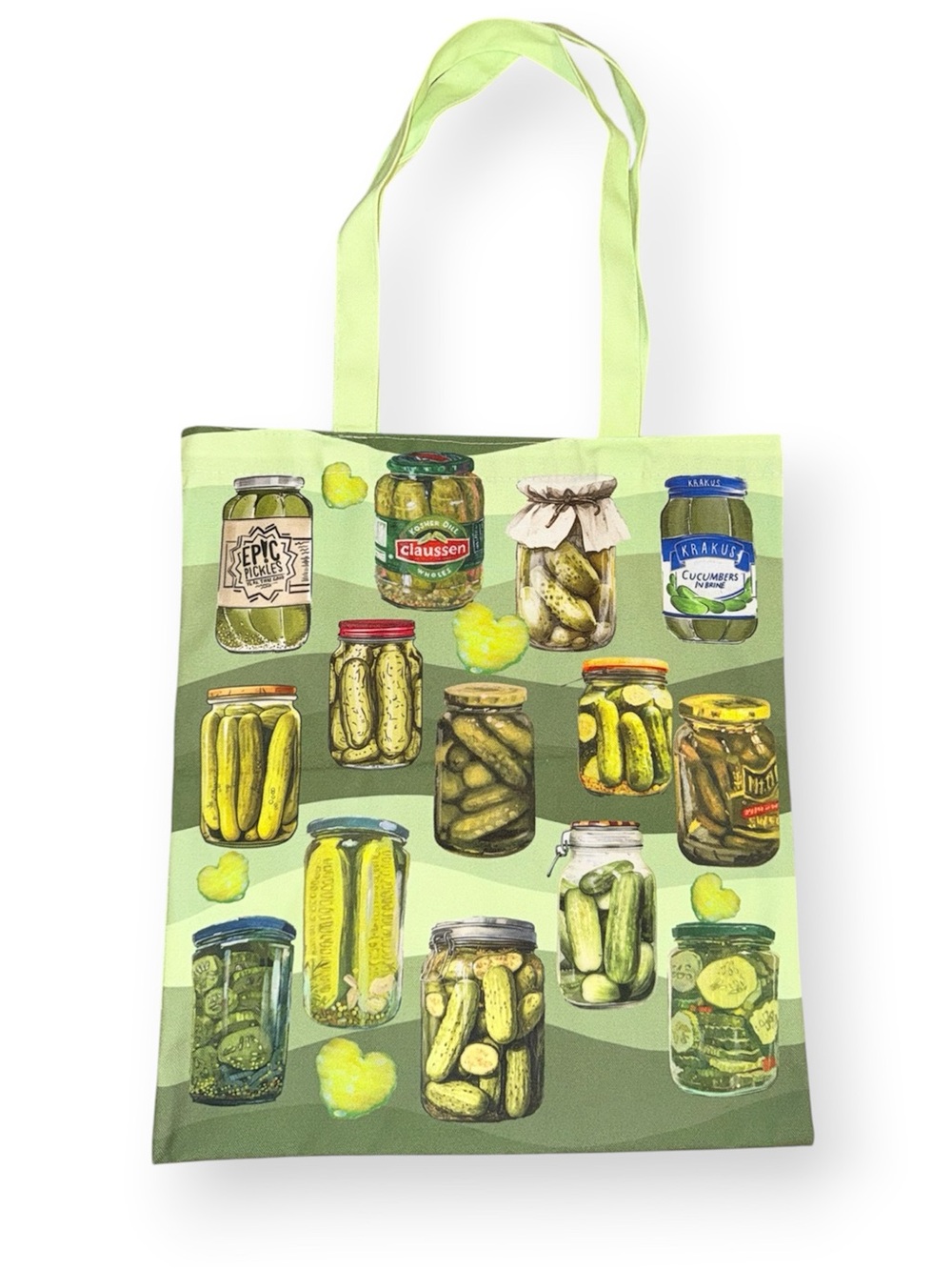 Pickle Lovers Canvas Tote Bag -NEW